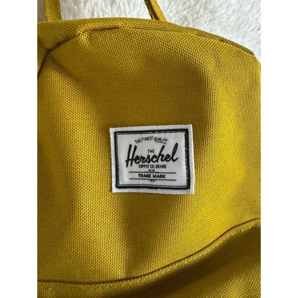 Herschel Supply Co Classic Mini Backpack Mustard Yellow Canvas Daypack